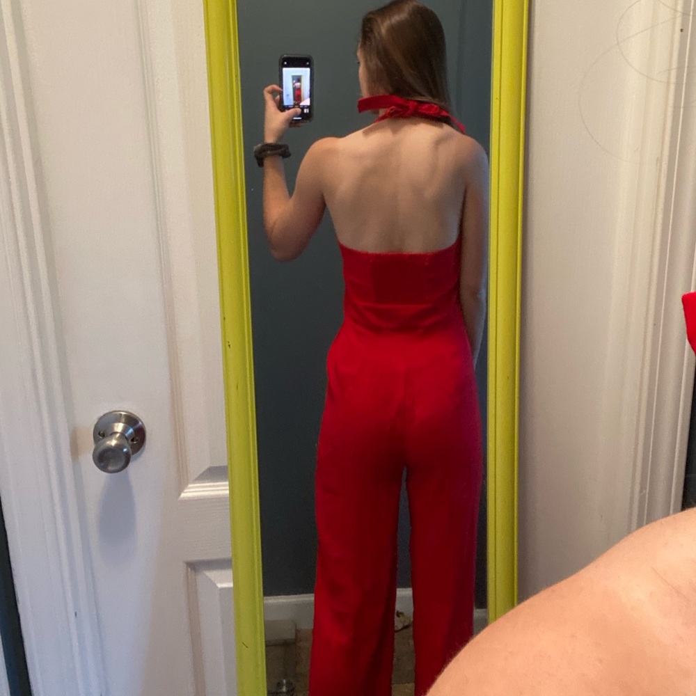 Red jumpsuit - Picture 3 of 8